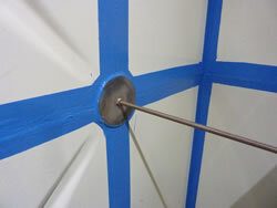 Leaking Fibreglass Panel Water Tank – After Localised Joint Seal Repairs