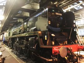 35028 Clan Line. Heritage Steam Railway Steam Locomotive