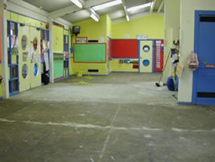 Floor Before Resin Floor Treatment Floor Before Resin Floor Treatment