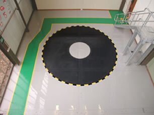 Military Training Room after Resin Flooring treatment
