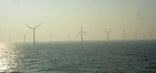 Horn offshore wind farm in North Sea. SCGB inspecting & repairing the water tanks.