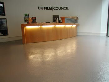 After Resin Floor Application