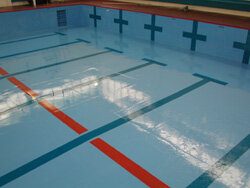 Swimming Pool after epoxy resin lining works