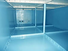 School Dining Hall: Fibreglass Braithwaite Panel Cold Water Storage Tank Coating