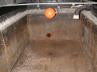 Water Tanks Before lining Water Tanks Before lining