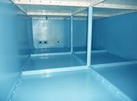 GRP / Fibreglass Water Tank Lining - After Treatment GRP / Fibreglass Water Tank Lining - After Treatment
