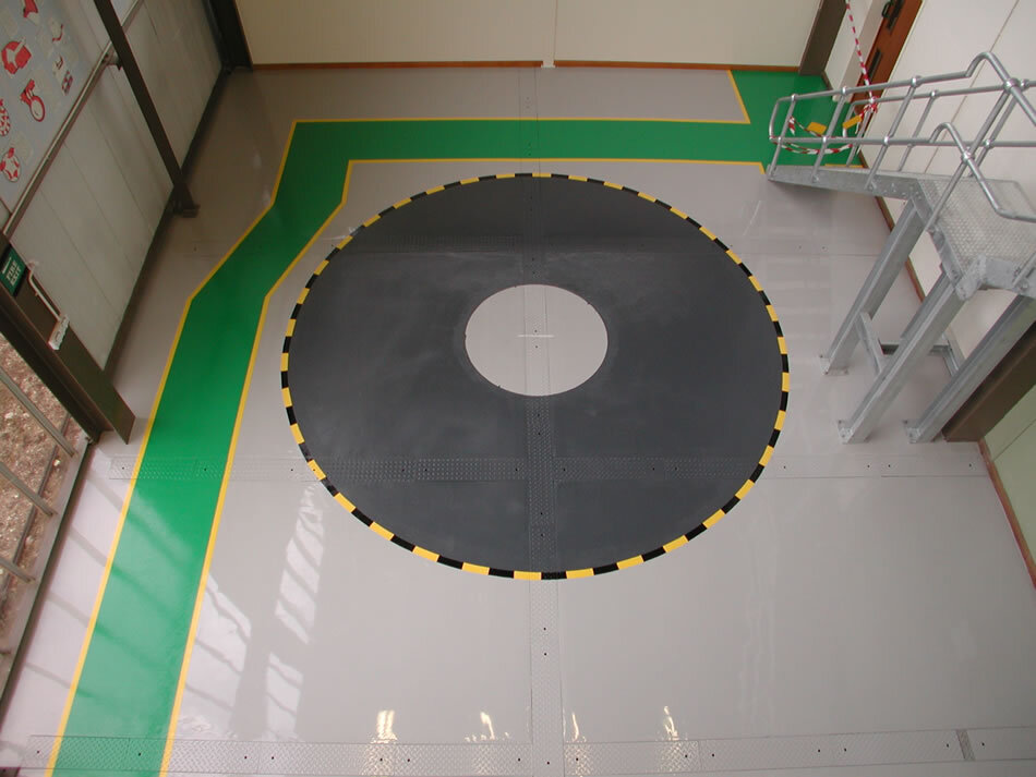 Military Training Room after Resin Flooring treatment